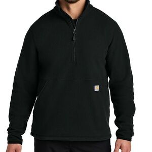 Carhartt Black Lightweight Quarter-Zip Shirt Jacket